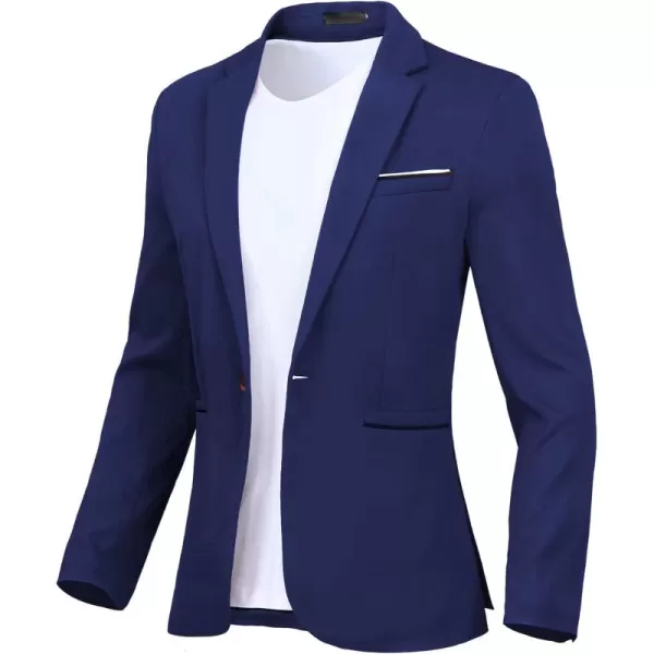 Mens Casual Blazer Suit Jackets Slim Fit Linen Business Sport Coat