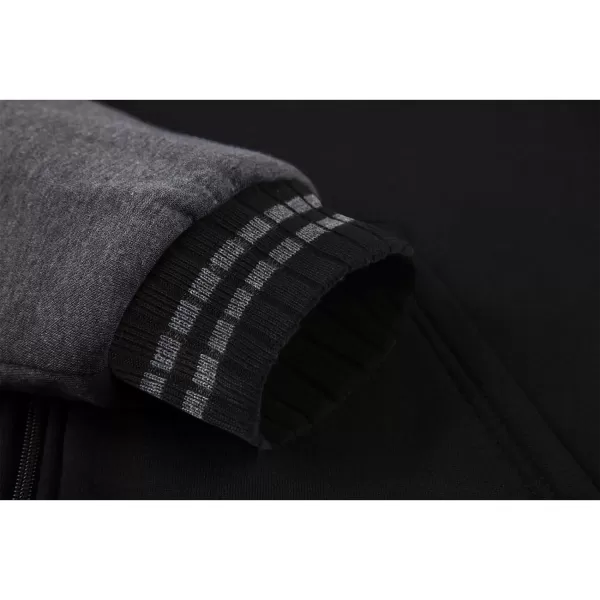 GEEK LIGHTING Hoodies for Men Heavyweight Fleece Sweatshirt - Full Zip Up Thick Sherpa Lined