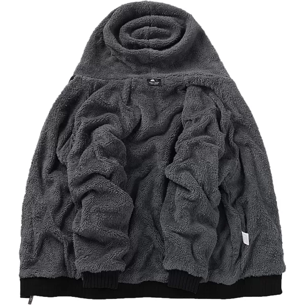 GEEK LIGHTING Hoodies for Men Heavyweight Fleece Sweatshirt - Full Zip Up Thick Sherpa Lined