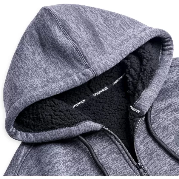 GEEK LIGHTING Hoodies for Men Heavyweight Fleece Sweatshirt - Full Zip Up Thick Sherpa Lined