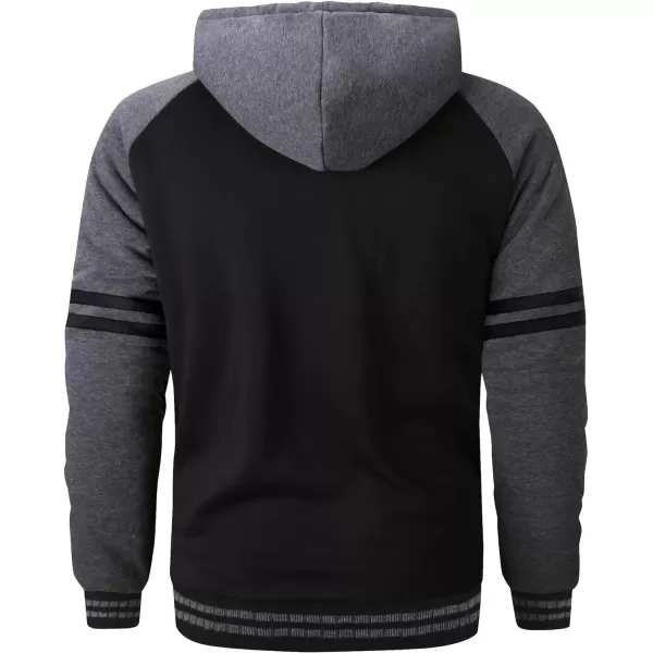 GEEK LIGHTING Hoodies for Men Heavyweight Fleece Sweatshirt - Full Zip Up Thick Sherpa Lined