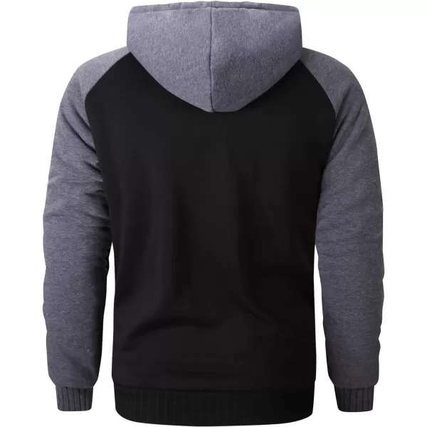 GEEK LIGHTING Hoodies for Men Heavyweight Fleece Sweatshirt - Full Zip Up Thick Sherpa Lined)