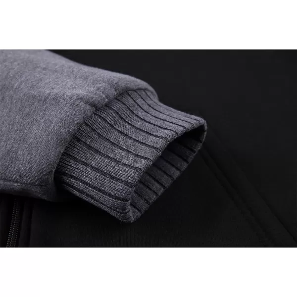 GEEK LIGHTING Hoodies for Men Heavyweight Fleece Sweatshirt - Full Zip Up Thick Sherpa Lined)