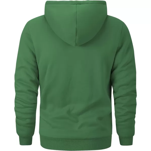 GEEK LIGHTING Hoodies for Men Heavyweight Fleece Sweatshirt - Full Zip Up Thick Sherpa Lined
