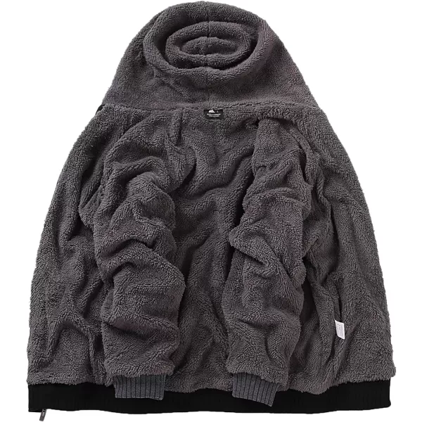 GEEK LIGHTING Hoodies for Men Heavyweight Fleece Sweatshirt - Full Zip Up Thick Sherpa Lined)