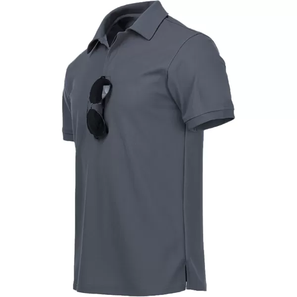 GEEK LIGHTING Mens Polo Shirt Casual Sport Short Sleeve Golf Tennis T-Shirt 3 Pack
