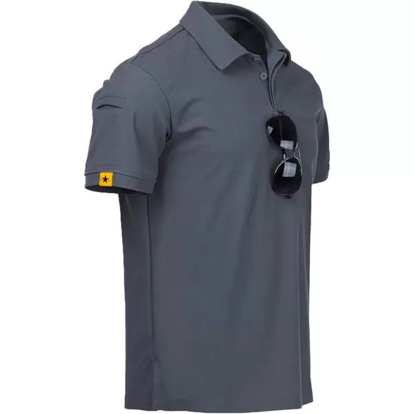 GEEK LIGHTING Mens Polo Shirt Casual Sport Short Sleeve Golf Tennis T-Shirt 3 Pack
