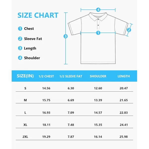 GEEK LIGHTING Boys' Short Sleeve Polo Shirts School Uniforms T-Shirt for Kids and Teens 6-16 Years