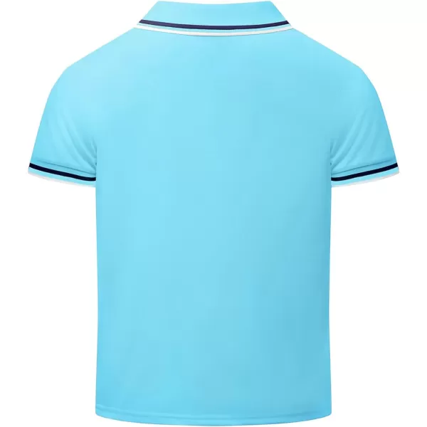 GEEK LIGHTING Boys' Short Sleeve Polo Shirts School Uniforms T-Shirt for Kids and Teens 6-16 Years