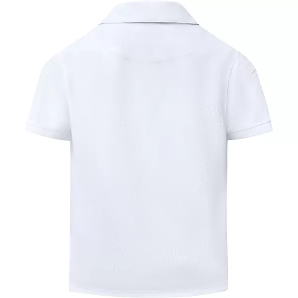 GEEK LIGHTING Boys' Short Sleeve Polo Shirts School Uniforms T-Shirt for Kids and Teens 6-16 Years