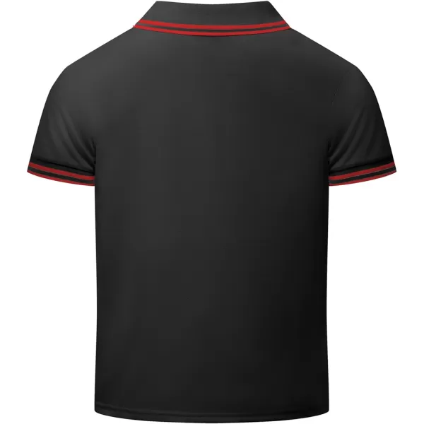 GEEK LIGHTING Boys' Short Sleeve Polo Shirts School Uniforms T-Shirt for Kids and Teens 6-16 Years