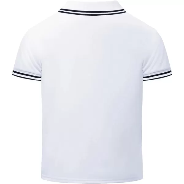 GEEK LIGHTING Boys' Short Sleeve Polo Shirts School Uniforms T-Shirt for Kids and Teens 6-16 Years