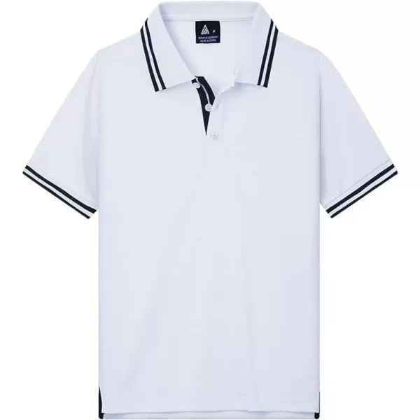 GEEK LIGHTING Boys' Short Sleeve Polo Shirts School Uniforms T-Shirt for Kids and Teens 6-16 Years