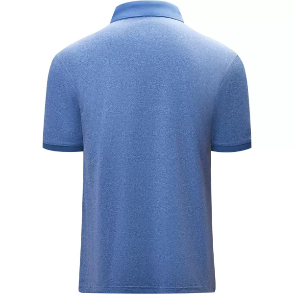 GEEK LIGHTING Golf Shirts for Men Short Sleeve Moisture Wicking Shirts Summer Casual Tops