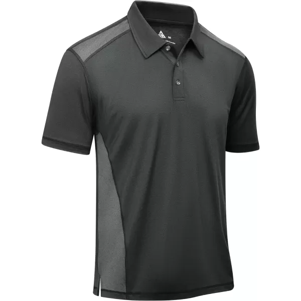GEEK LIGHTING Golf Shirts for Men Short Sleeve Moisture Wicking Shirts Summer Casual Tops
