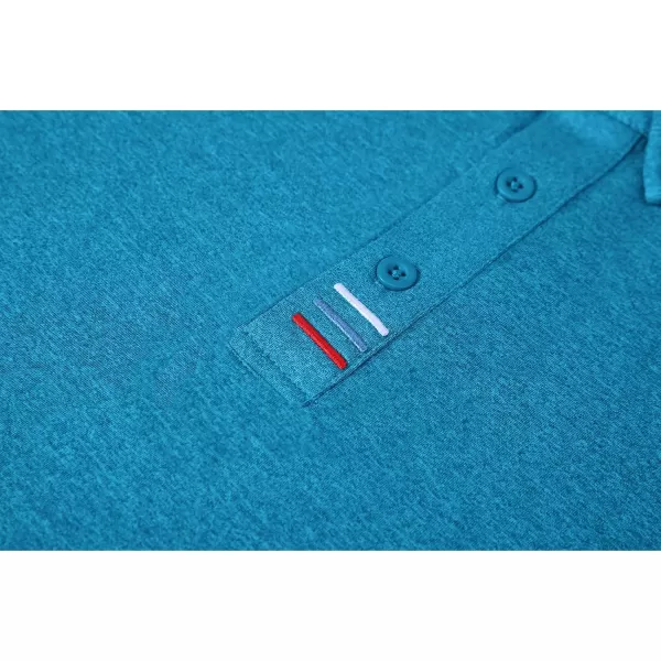 GEEK LIGHTING Golf Shirts for Men Short Sleeve Moisture Wicking Shirts Summer Casual Tops