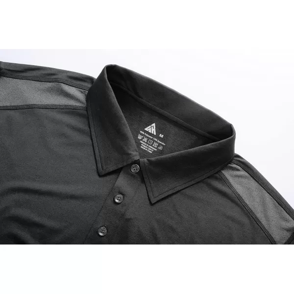 GEEK LIGHTING Golf Shirts for Men Short Sleeve Moisture Wicking Shirts Summer Casual Tops