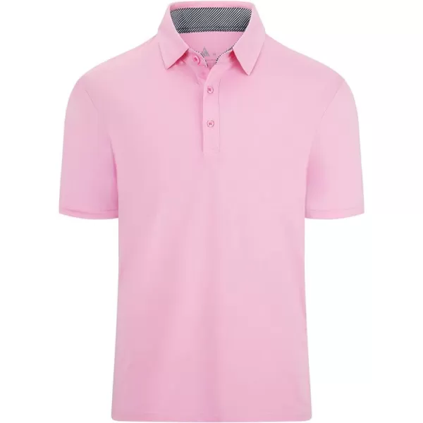 GEEK LIGHTING Golf Shirts for Men Short Sleeve Moisture Wicking Shirts Summer Casual Tops