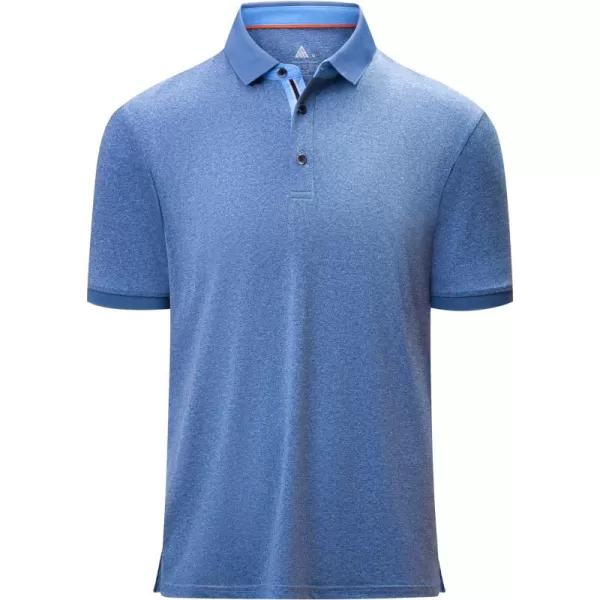 GEEK LIGHTING Golf Shirts for Men Short Sleeve Moisture Wicking Shirts Summer Casual Tops
