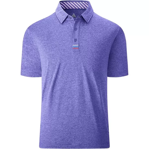 GEEK LIGHTING Golf Shirts for Men Short Sleeve Moisture Wicking Shirts Summer Casual Tops