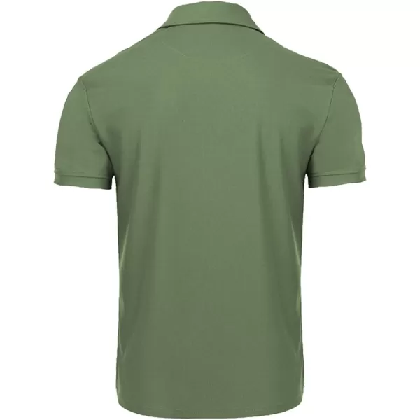 GEEK LIGHTING Mens Polo Shirt Short Sleeve Collared Golf Tennis Casual T-Shirt