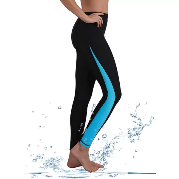 GEEK LIGHTING Swim Pants for Women Surfing Leggings SPF Swimming Tights Rash Guard Water Wetsuit Dive Kayaking Pants