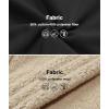 imageGEEK LIGHTING Hoodies for Women Sherpa Lined Jacket Winter Fleece Lining Zip Up SweatshirtGrey White