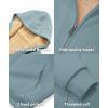 imageGEEK LIGHTING Hoodies for Women Sherpa Lined Jacket Winter Fleece Lining Zip Up SweatshirtGreyish Green
