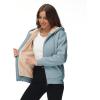 imageGEEK LIGHTING Hoodies for Women Sherpa Lined Jacket Winter Fleece Lining Zip Up SweatshirtGreyish Green