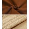 imageGEEK LIGHTING Hoodies for Women Sherpa Lined Jacket Winter Fleece Lining Zip Up SweatshirtKhaki