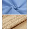 imageGEEK LIGHTING Hoodies for Women Sherpa Lined Jacket Winter Fleece Lining Zip Up SweatshirtLight Blue