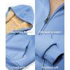 imageGEEK LIGHTING Hoodies for Women Sherpa Lined Jacket Winter Fleece Lining Zip Up SweatshirtLight Blue