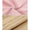 imageGEEK LIGHTING Hoodies for Women Sherpa Lined Jacket Winter Fleece Lining Zip Up SweatshirtRose