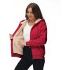 imageGEEK LIGHTING Hoodies for Women Sherpa Lined Jacket Winter Fleece Lining Zip Up SweatshirtWine Red