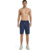 imageGEEK LIGHTING Mens Shorts Casual Comfortable Workout Shorts Drawstring Zipper Pockets Elastic WaistDark Blue
