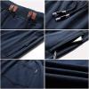 imageGEEK LIGHTING Mens Shorts Casual Comfortable Workout Shorts Drawstring Zipper Pockets Elastic WaistDark Blue