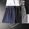 imageGEEK LIGHTING Mens Shorts Casual Comfortable Workout Shorts Drawstring Zipper Pockets Elastic WaistDark Blue