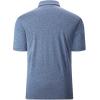 imageGEEK LIGHTING Polo Shirts for Men Golf Collared Shirts Short Sleeve Summer Cool Casual TShirtsA017blue Gray