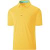 imageGEEK LIGHTING Polo Shirts for Men Golf Collared Shirts Short Sleeve Summer Cool Casual TShirtsA017yellow