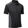 imageGEEK LIGHTING Polo Shirts for Men Golf Collared Shirts Short Sleeve Summer Cool Casual TShirtsBlacked