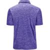 imageGEEK LIGHTING Polo Shirts for Men Golf Collared Shirts Short Sleeve Summer Cool Casual TShirtsBlue Purple