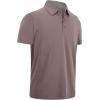 imageGEEK LIGHTING Polo Shirts for Men Golf Collared Shirts Short Sleeve Summer Cool Casual TShirtsBrown