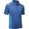 imageGEEK LIGHTING Polo Shirts for Men Golf Collared Shirts Short Sleeve Summer Cool Casual TShirtsCapri Blue