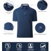 imageGEEK LIGHTING Polo Shirts for Men Golf Collared Shirts Short Sleeve Summer Cool Casual TShirtsDark Blue