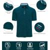 imageGEEK LIGHTING Polo Shirts for Men Golf Collared Shirts Short Sleeve Summer Cool Casual TShirtsDark Green
