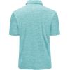 imageGEEK LIGHTING Polo Shirts for Men Golf Collared Shirts Short Sleeve Summer Cool Casual TShirtsLight Blue