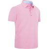 imageGEEK LIGHTING Polo Shirts for Men Golf Collared Shirts Short Sleeve Summer Cool Casual TShirtsPinks