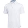 imageGEEK LIGHTING Polo Shirts for Men Golf Collared Shirts Short Sleeve Summer Cool Casual TShirtsWhite
