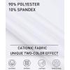 imageGEEK LIGHTING Polo Shirts for Men Golf Collared Shirts Short Sleeve Summer Cool Casual TShirtsWhite
