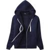 imageGEEK LIGHTING Hoodies for Women Sherpa Lined Jacket Winter Fleece Lining Zip Up SweatshirtDark Bule